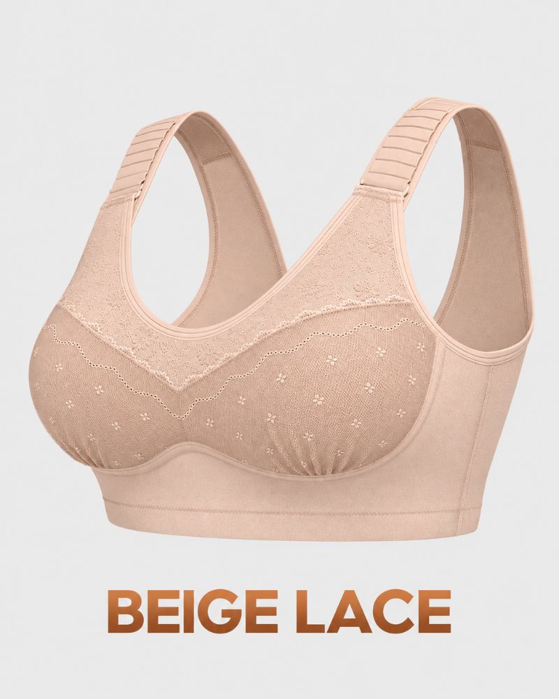Custom-Lift Easy-On Wireless Full-Coverage Bra