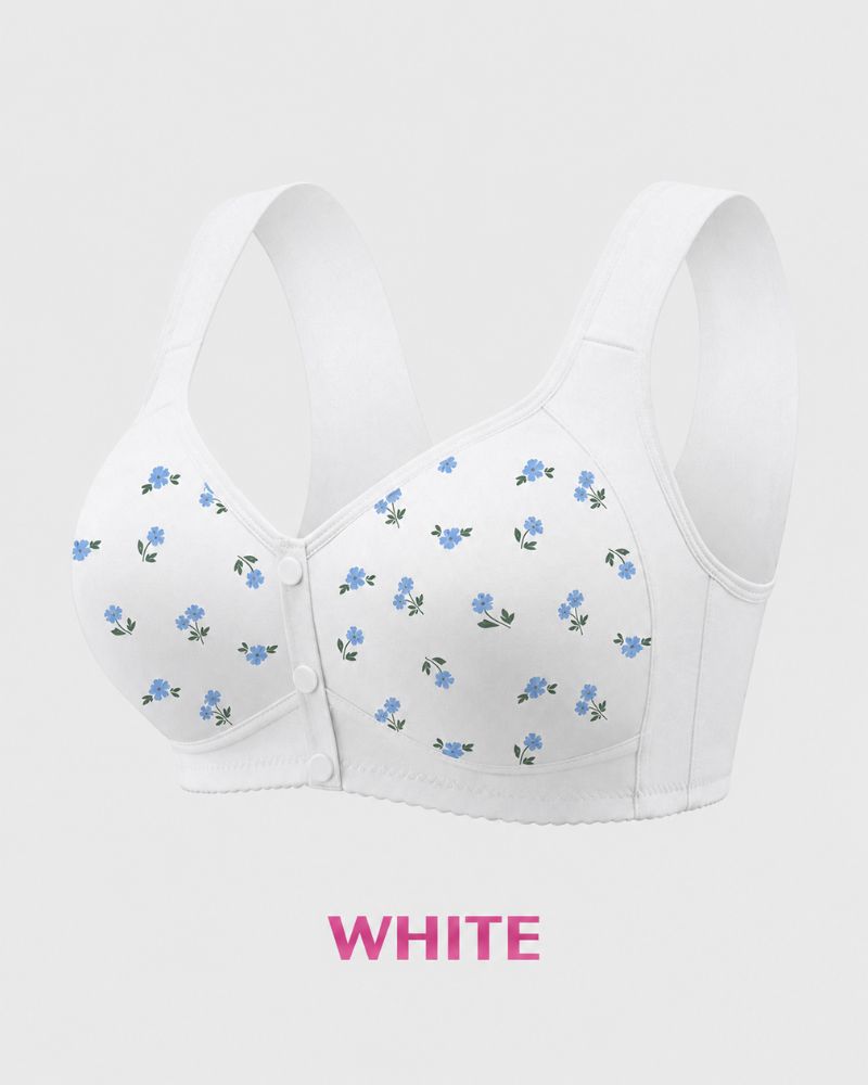Easy Front-Closure Wireless Support Bra