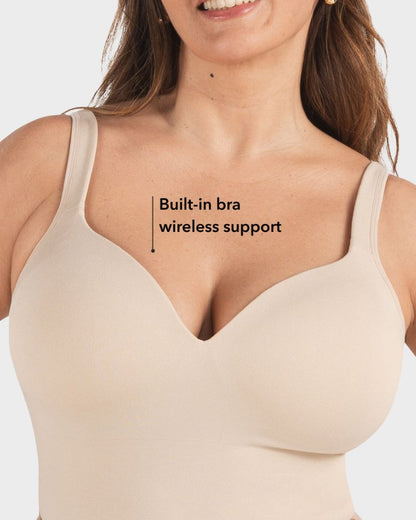 Sweetheart Built-In Bra Shaping Cami