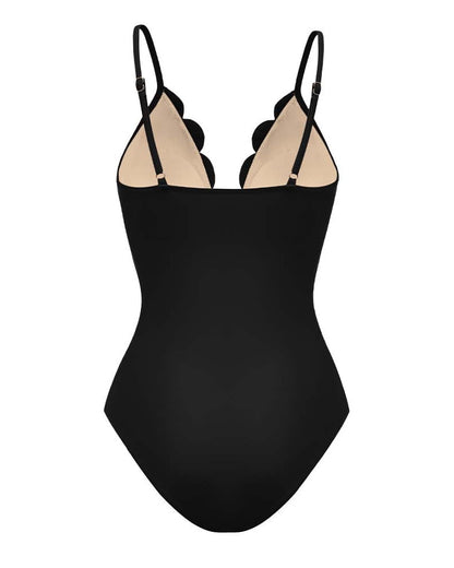 Shapecurve® Flower Hollow One Piece Swimsuit and Skirt