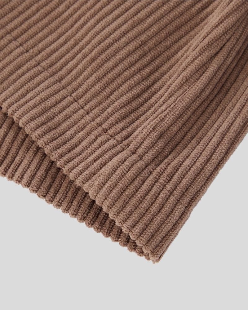 High-Waist 2-in-1 Corduroy A-Line Mini Skirt