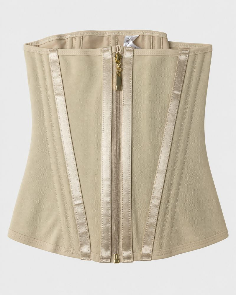 15-Bone Zip-Up High-Compression Waist Cincher