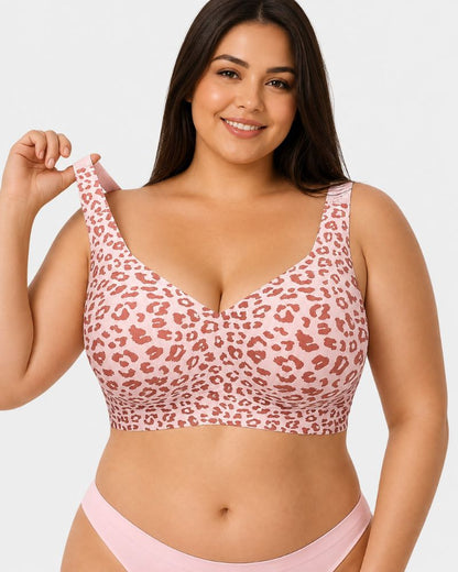 Plus Size Pullover Wireless Full-Coverage Support Bra