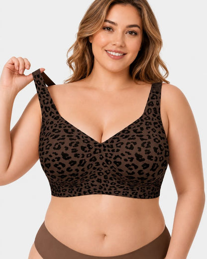 Plus Size Pullover Wireless Full-Coverage Support Bra