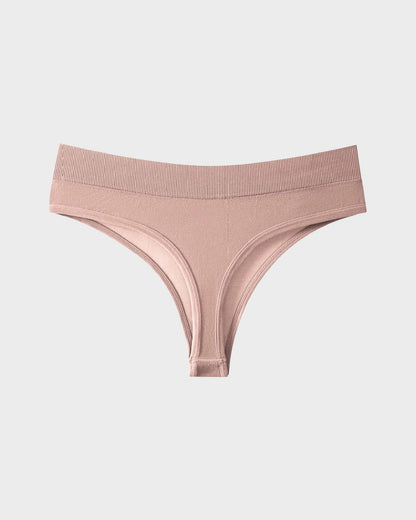 Comfort Seamless Sport Thong Panties (9 Pack)