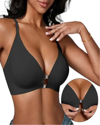 Magnetic Front Closure Wirefree Jelly Support Bra