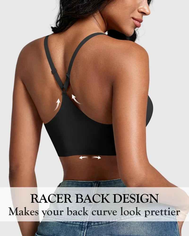 Magnetic Front Closure Wirefree Jelly Support Bra