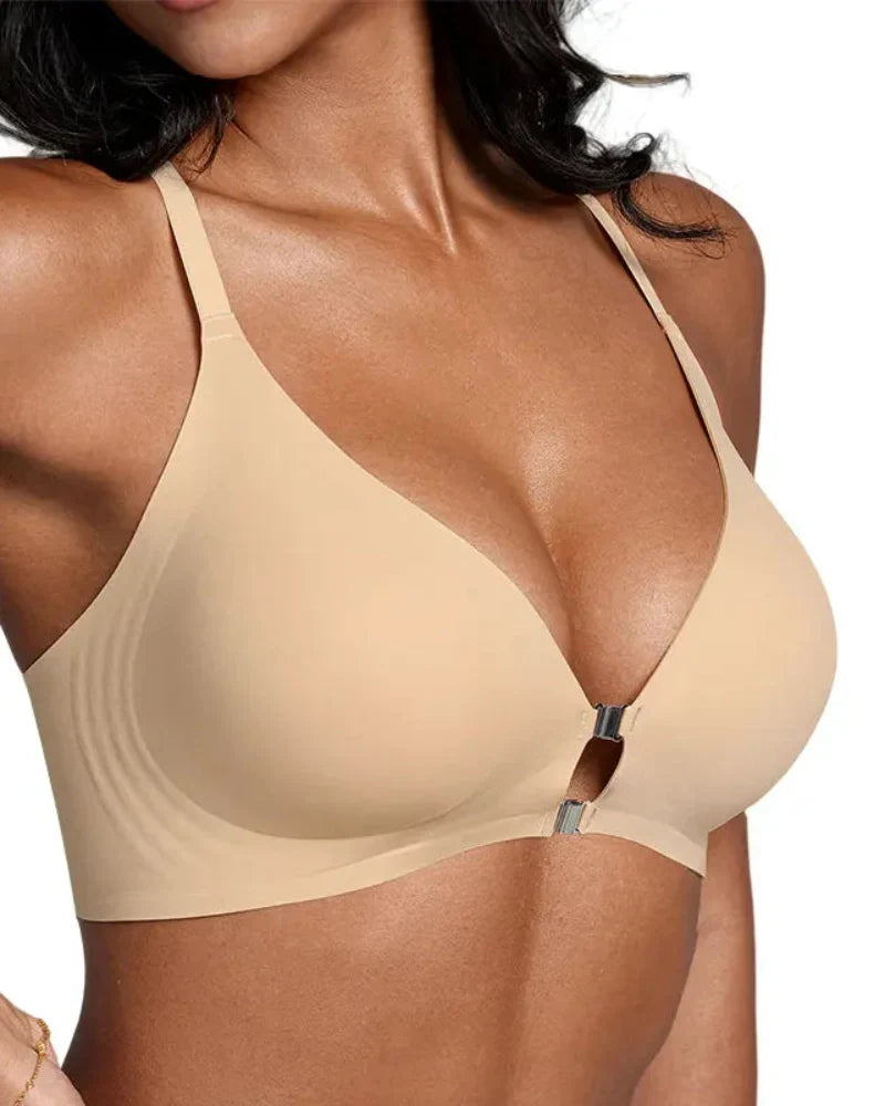 Magnetic Front Closure Wirefree Jelly Support Bra