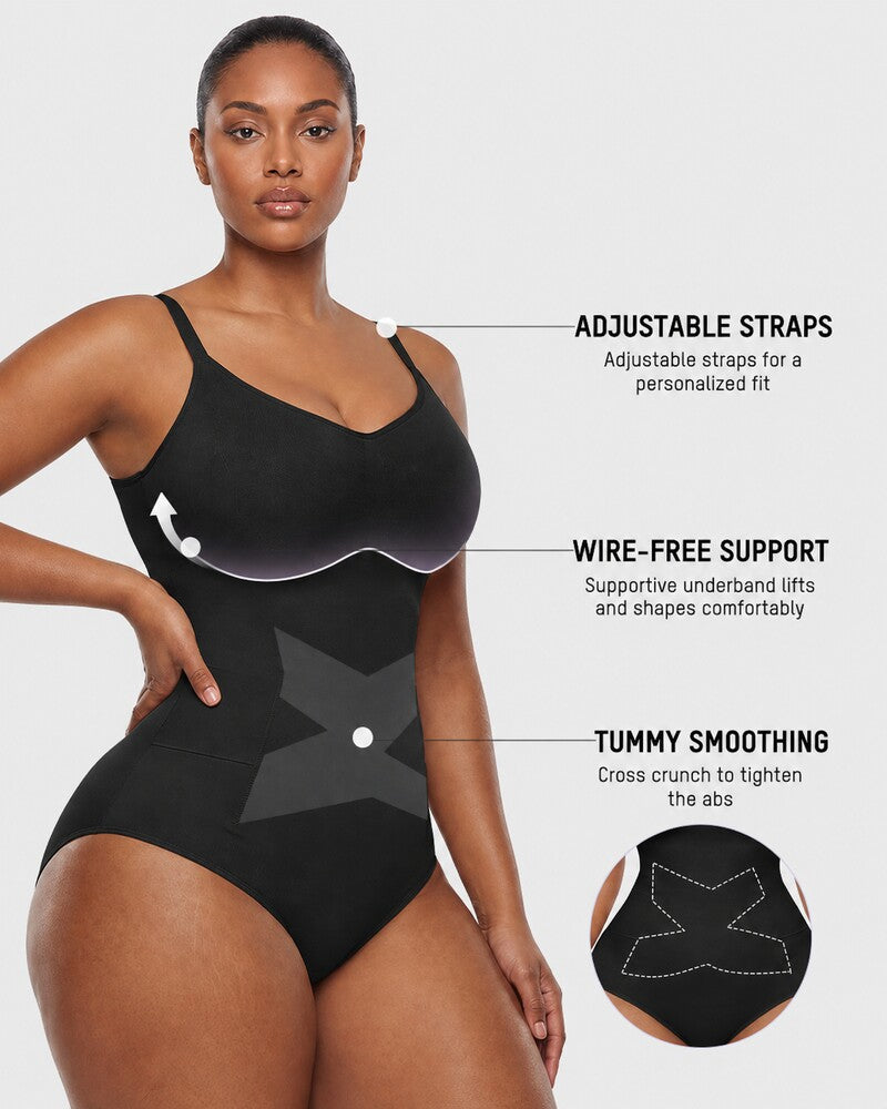 Easyslide™ Deep V Camisole Bodysuit Shapewear