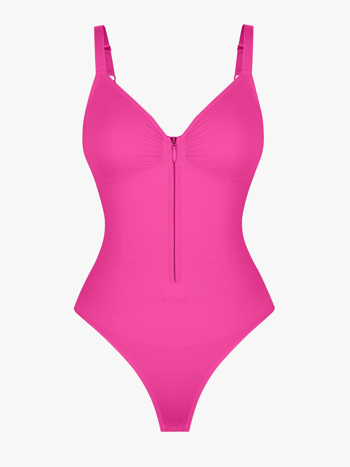 Shapecurve Tummy Control Seamless Zipper Shaping Bodysuit