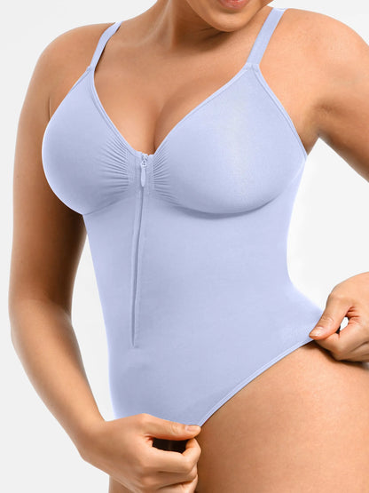 Shapecurve Tummy Control Seamless Zipper Shaping Bodysuit