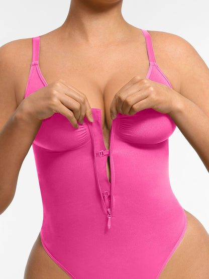 Shapecurve Tummy Control Seamless Zipper Shaping Bodysuit