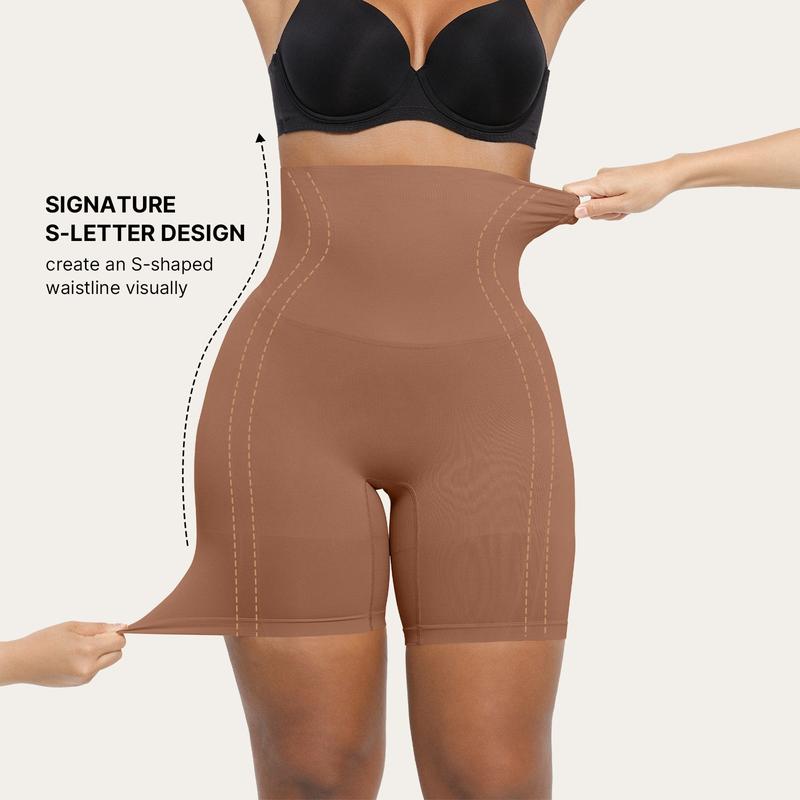 Shapewear Sculpting Shorts for Women Seamless High Waisted Body Shaper Thigh Slimming Underwear