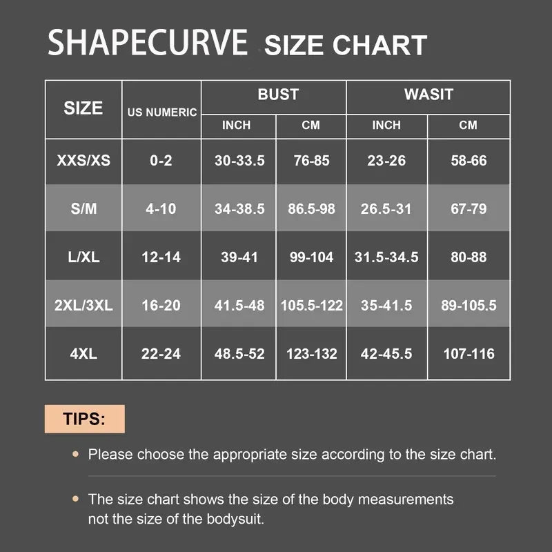Seamless Full Body Compression Bodysuit