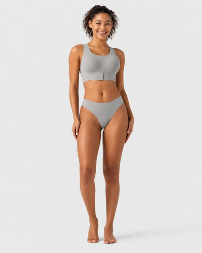 U Neck Cross Back Wireless Posture Support Bra