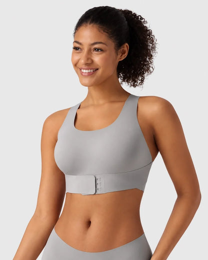 U Neck Cross Back Wireless Posture Support Bra