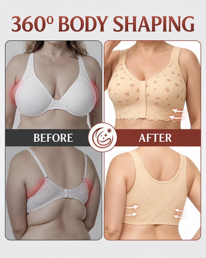 Custom-Lift & Soft Cotton Back Support Bra