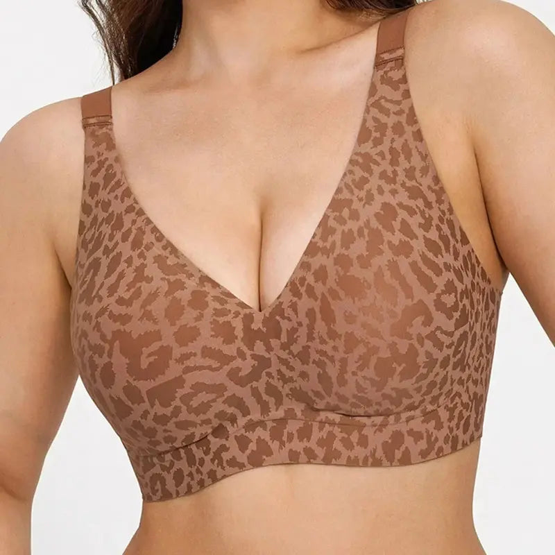 Deep V Seamless Wireless Push-Up Bra