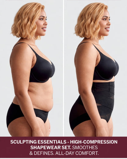 High-Waisted Tummy Control Shaping Briefs