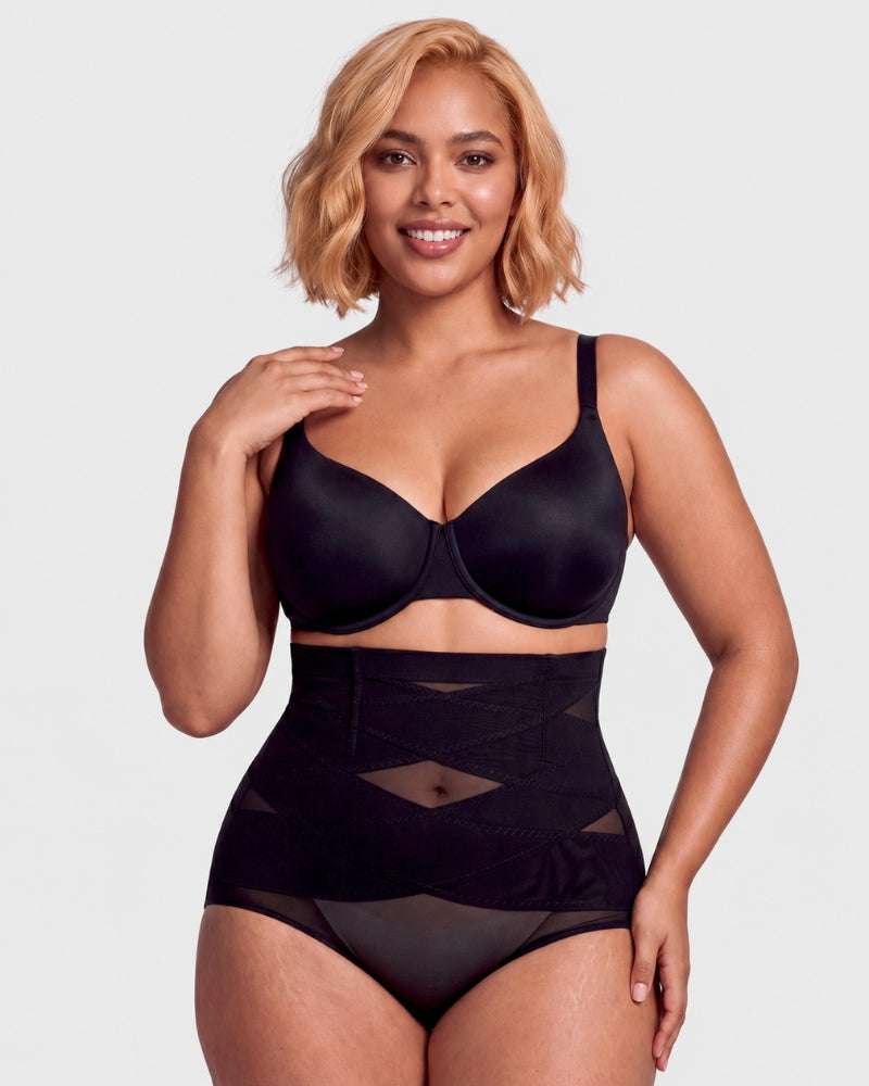 High-Waisted Tummy Control Shaping Briefs