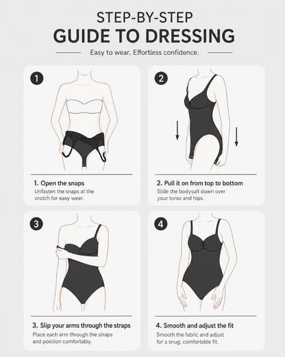 Wireless Plunge Sculpting Thong Bodysuit