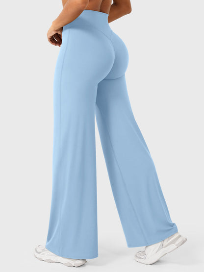 Leggings High-Waist Straight-Leg No Front Seam Buttery Soft Gym Yoga Pants for Women Fitness Tights