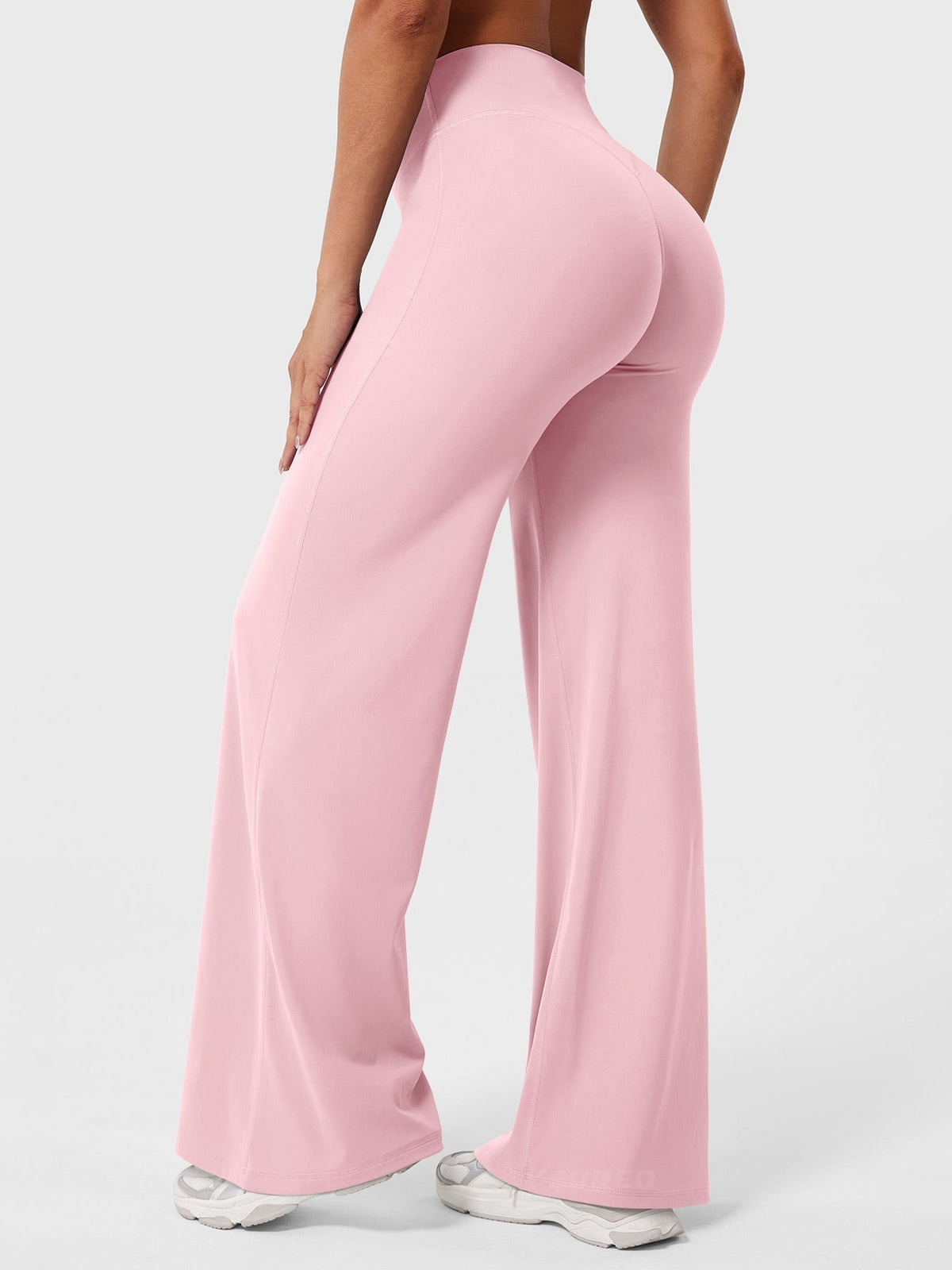 Leggings High-Waist Straight-Leg No Front Seam Buttery Soft Gym Yoga Pants for Women Fitness Tights