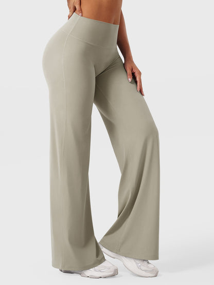 Leggings High-Waist Straight-Leg No Front Seam Buttery Soft Gym Yoga Pants for Women Fitness Tights